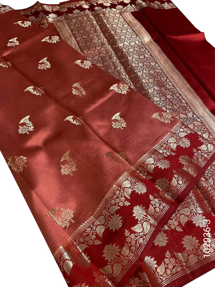 Dupion Silk Designer Banarasi Saree