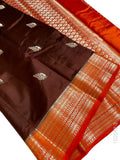 Katan Silk Zari Work Buti Banarasi Saree