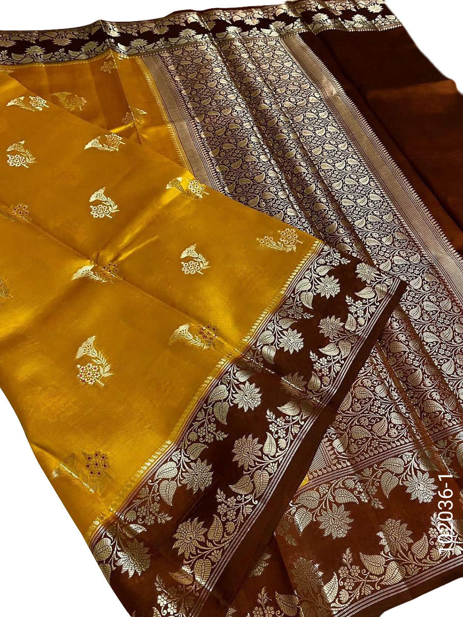 Dupion Silk Designer Banarasi Saree
