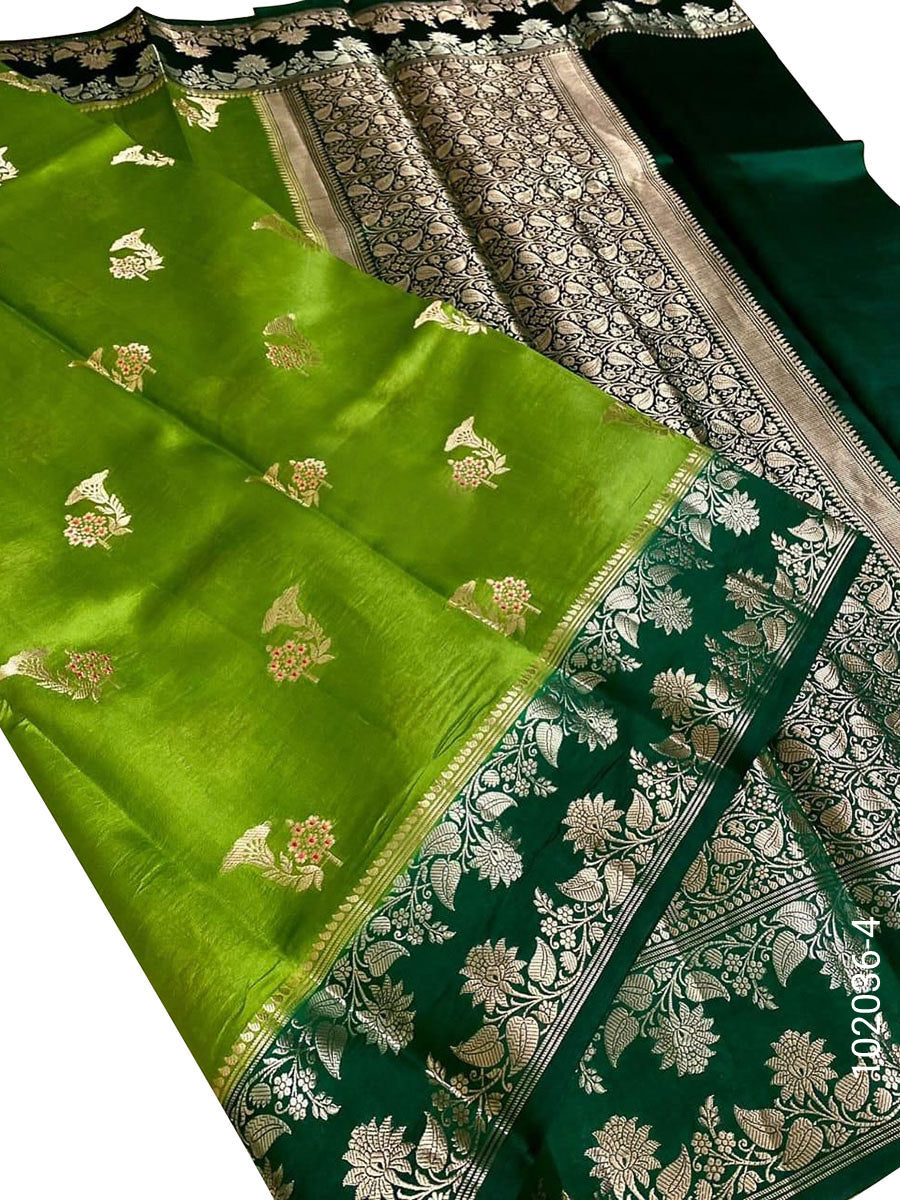 Dupion Silk Designer Banarasi Saree