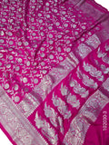 Katan Silk Zari Work Jaal Banarasi Saree