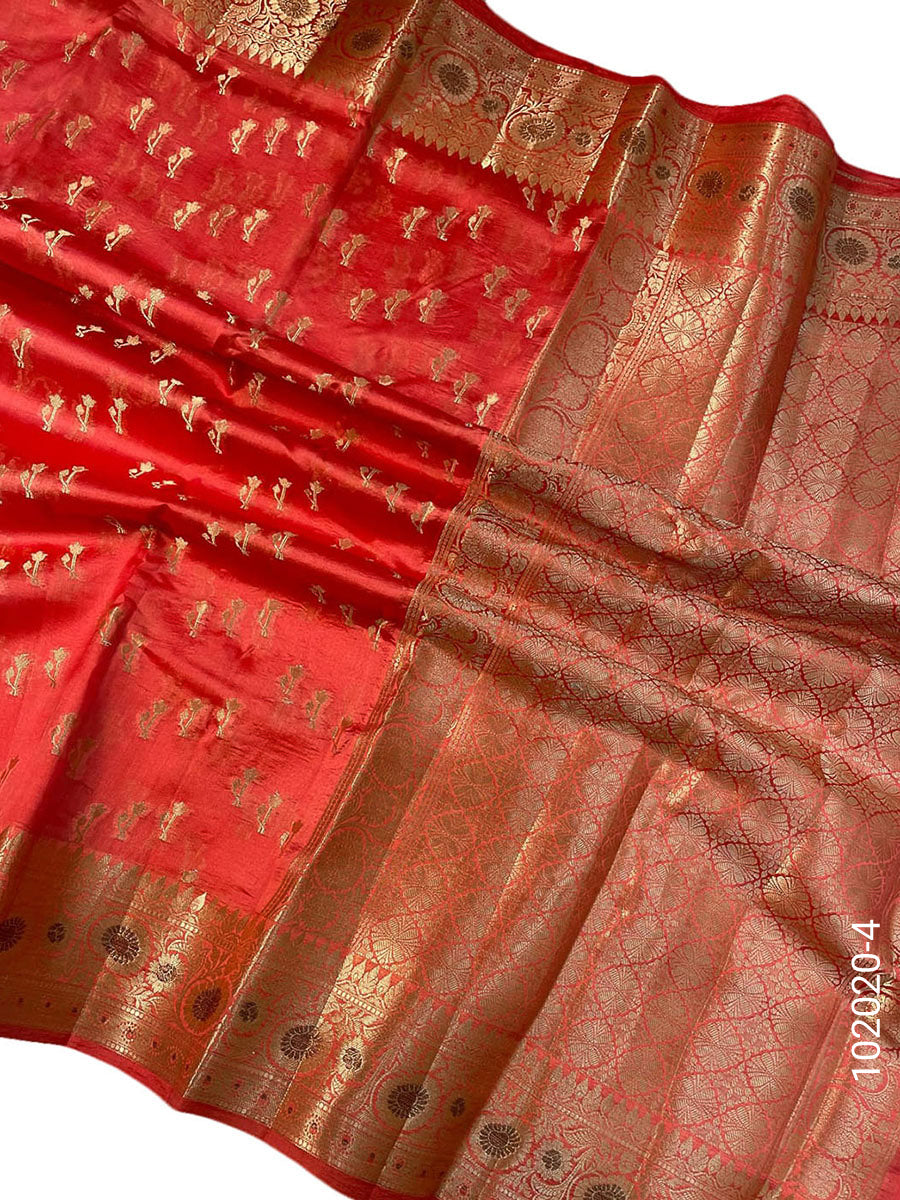 Viscose Resham And Zari Work Designer Banarasi Saree