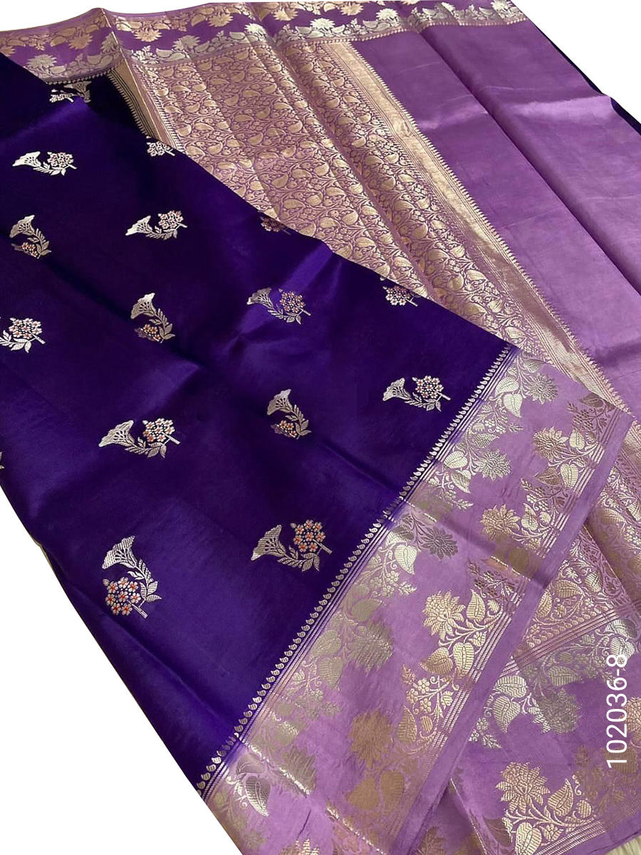 Dupion Silk Designer Banarasi Saree