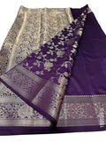 Katan Silk Zari Work Designer Banarasi Saree